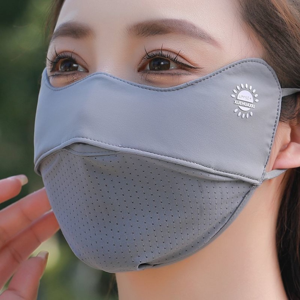 ใหม่หน้ากากผ้าไหมน้ำแข็งระบายอ - Cloth Face Mask Washable บทวิจารณ์และราคา
