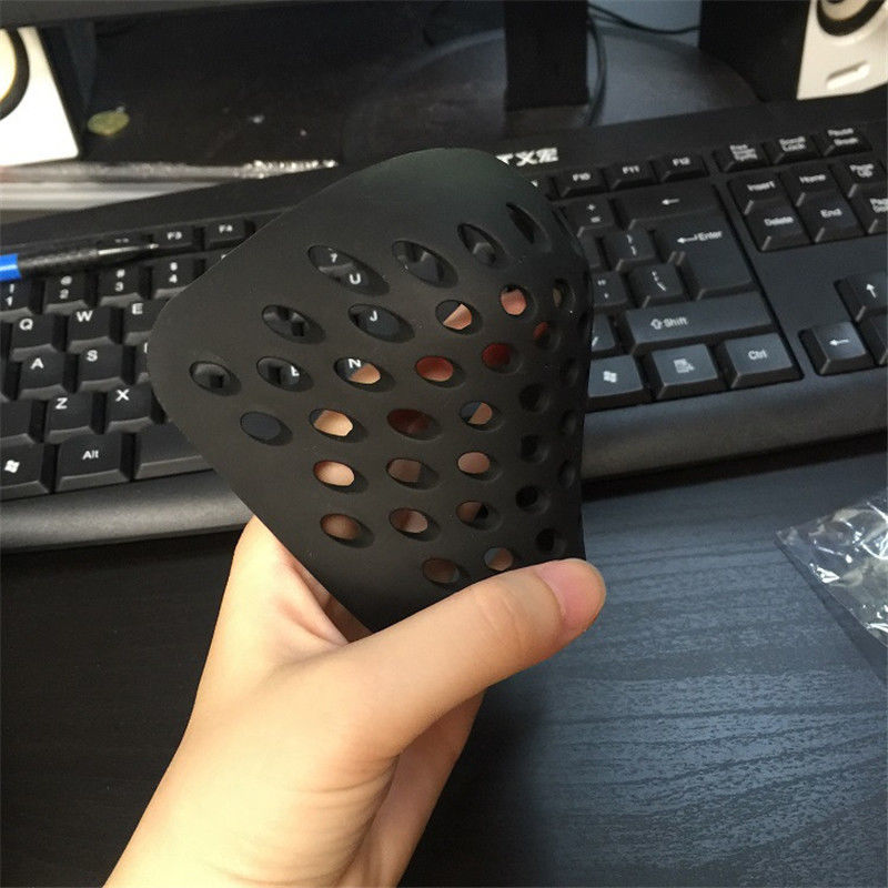สีดําสีแดงซิลิโคนหน้ากากเดือนห - Silicone Mask Bracket บทวิจารณ์และราคา