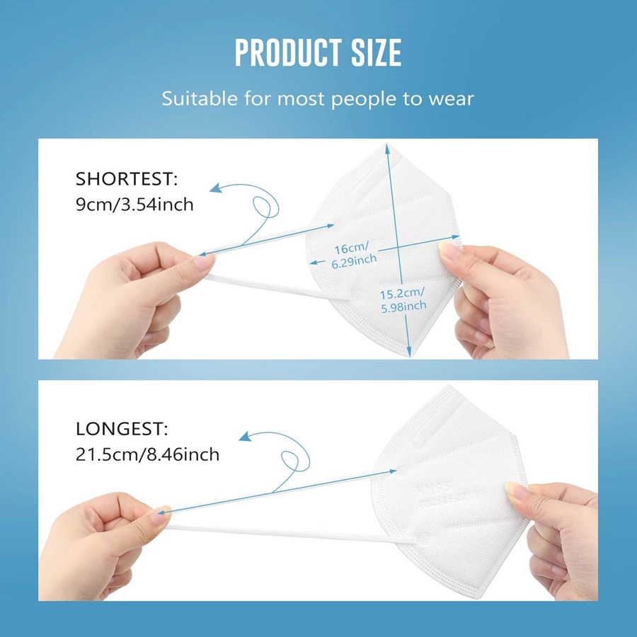 10-200 ชิ้น หน้ากากอนามัย FPP2 - Disposable Surgical Mask บทวิจารณ์และราคา