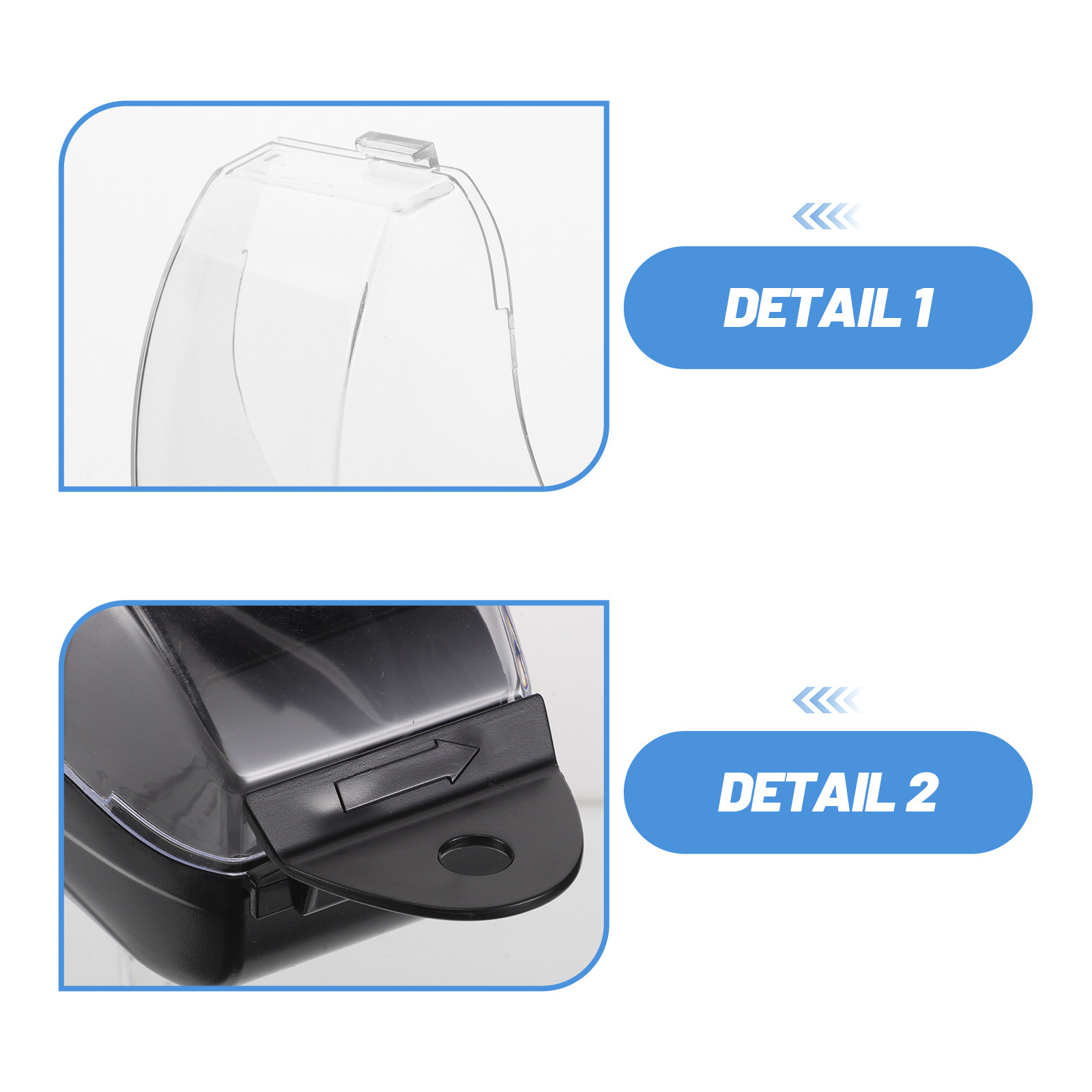 กล่องใส่แว่นตาว่ายน้ำ ฝาปิดใส  - Mask Case Hard Shell บทวิจารณ์และราคา