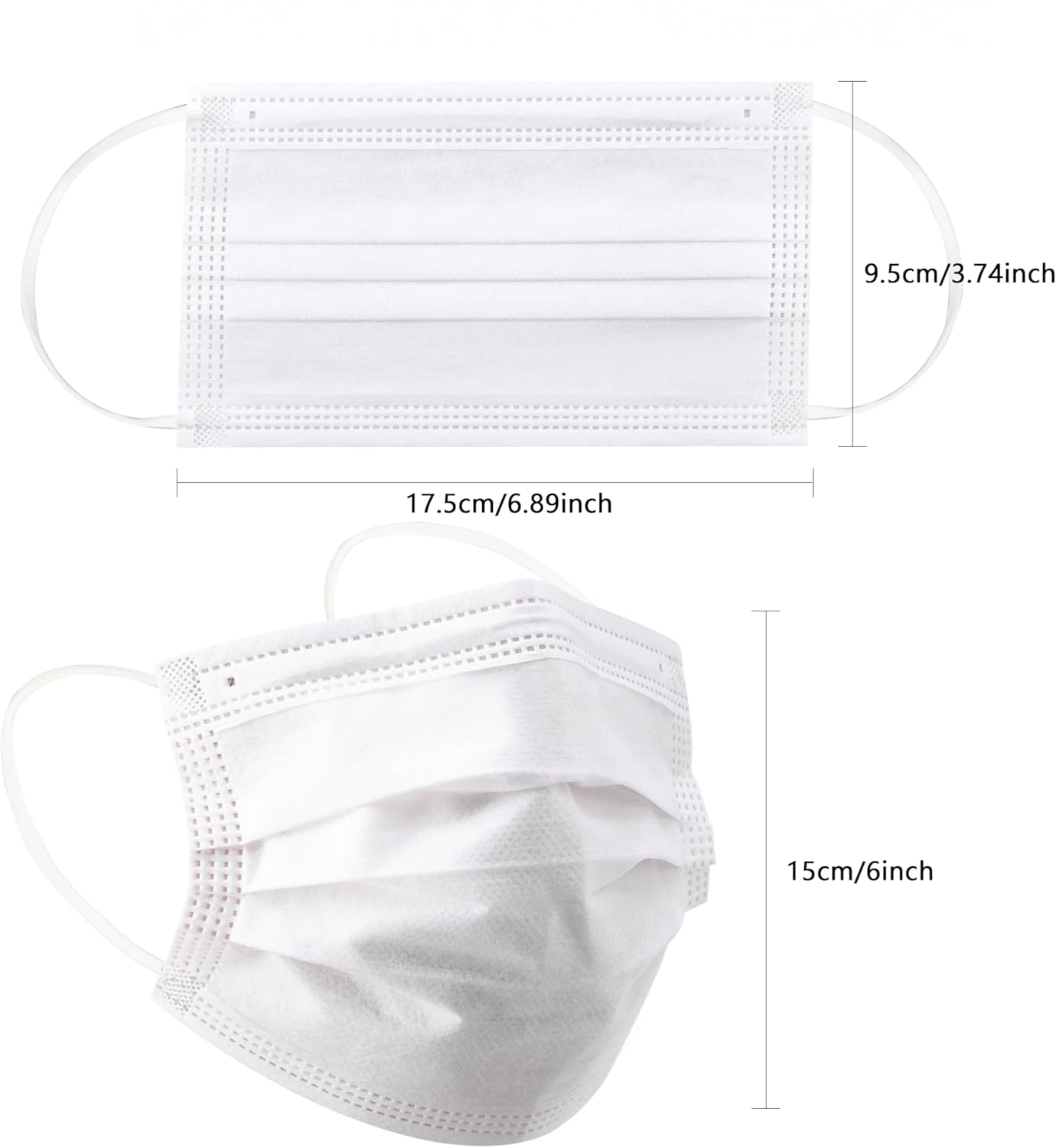 หน้ากากอนามัยแบบใช้แล้วทิ้ง 3  - Disposable Mask Blue บทวิจารณ์และราคา